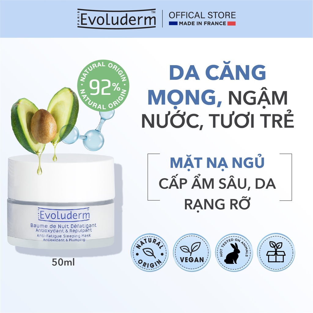Kem mặt nạ ngủ dưỡng da sleeping-mask Evoluderm 50ml 