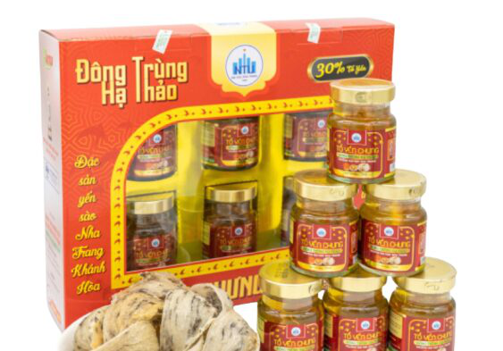 Tổ Yến Chưng Đông Trùng Hạ Thảo (hộp 6 hũ)