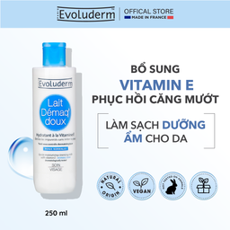 Sữa rửa mặt tẩy trang hàng ngày Evoluderm 250ml, 500ml