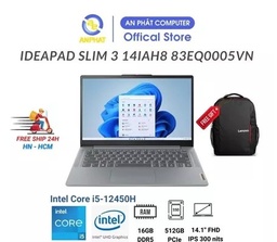 Laptop Lenovo IdeaPad Slim 3 14IAH8 83EQ0005VN (Core i5-12450H | 16GB | 512GB | 14 inch FHD)